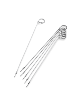 Image de l'ensemble de brochettes en acier inoxydable de la marque WEBER.
