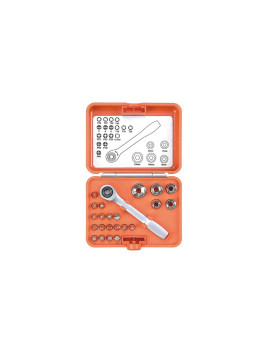 COFFRET CLIQUET/EMBOUTS 23pc  900204