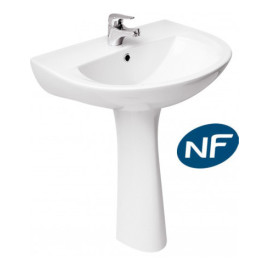 LAVABO 60CM NF PRESIDENT BLANC 60B1OTW