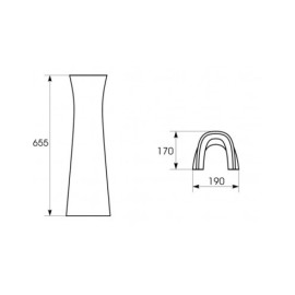 LAVABO 60CM NF PRESIDENT BLANC 60B1OTW