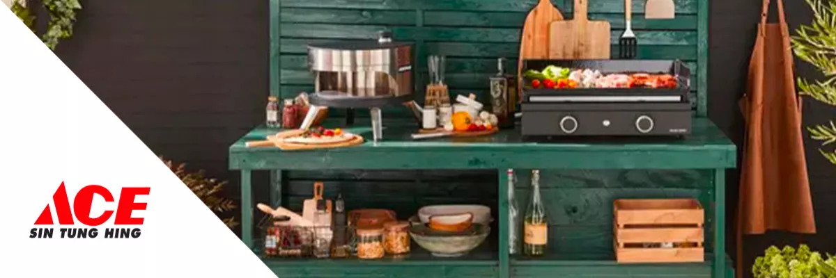 Fabriquer une cuisine d'extérieur naturel et design